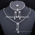 Dubai bold jewelry set wedding jewelry supplier with AAA cz stone